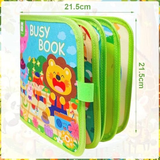 Interactief Montessori Boek voor Kinderen - Sensorisch Speelgoed voor 1 Jaar — afbeelding 4