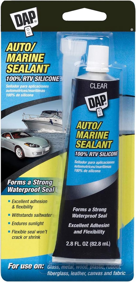 Transparante Siliconenkit voor Auto en Boot - Flexibele Afdichting en Reparatie
