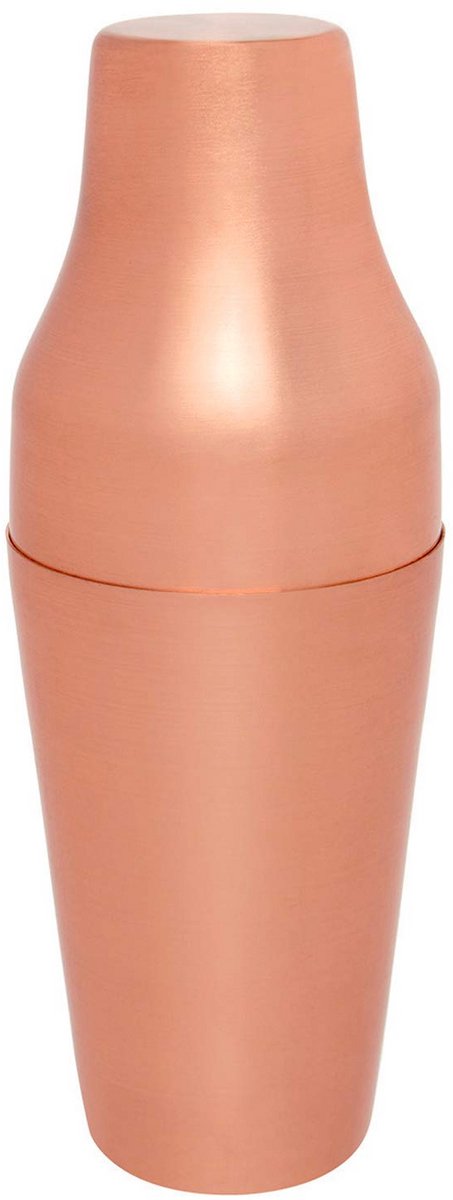 Professionele Cocktail Shaker 600 ml - Koper Verguld RVS - Twee Delen