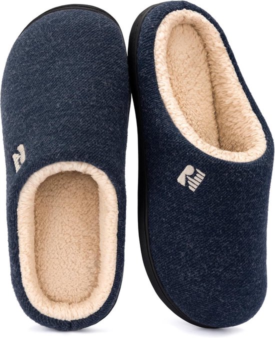 Sloffen Rustaagh Heren Twin Gusset Sloffen voor Comfort en Ontspanning | bol