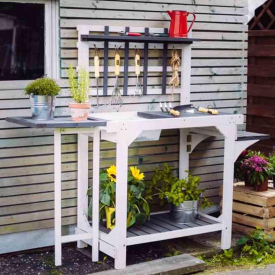 Kleine Rubber / Cultivator met Houten Handvat - RVS Details — afbeelding 2