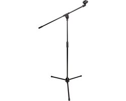 RockJam RJMS100 Boom Microfoonstandaard met Microfoonclip Zwart