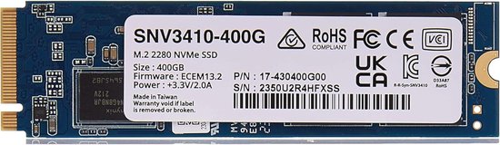 400GB M.2 2280 NVMe PCIe 3x4 SSD voor NAS opslag — afbeelding 3