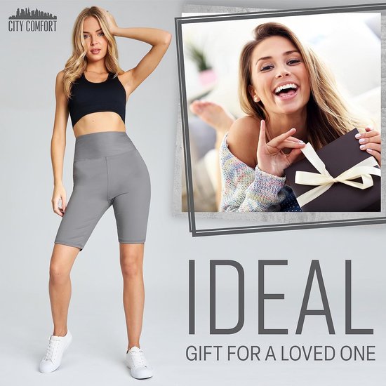 Dames Sportshorts met Hoge Taille voor Activiteiten zoals Hardlopen en Yoga — afbeelding 4