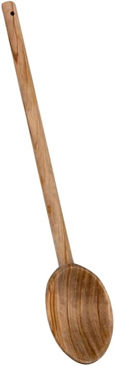 Kooklepel 30 cm van olijfhout wit voor je keuken