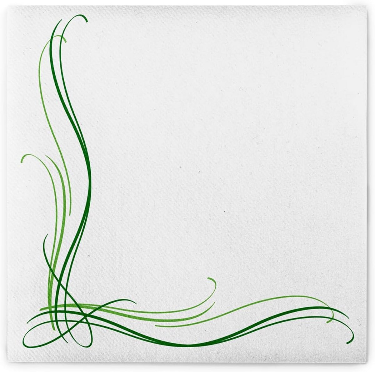 Servetten Horeca Airlaid 40x40 cm Groen Elegant voor Feest en Bruiloft - 50 Stuks