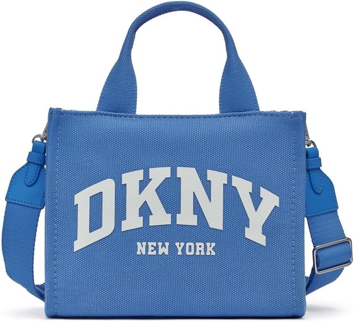 Dames Handtas Schoudertas Blauw SM Tote Ruim en Stijlvol