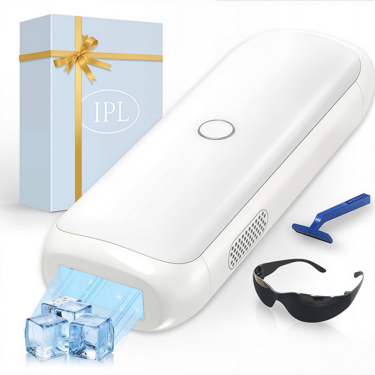 Epilator met Koelfunctie en Onbeperkte Puls Lichtflitsen voor Heren en Dames
