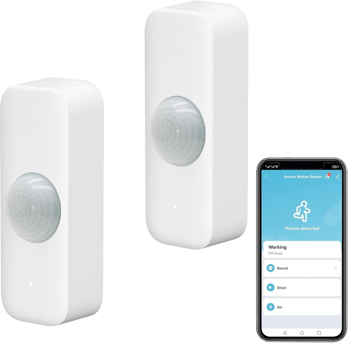 Draadloze Slimme Bewegingssensor voor Thuis Alarmsysteem - App Controle