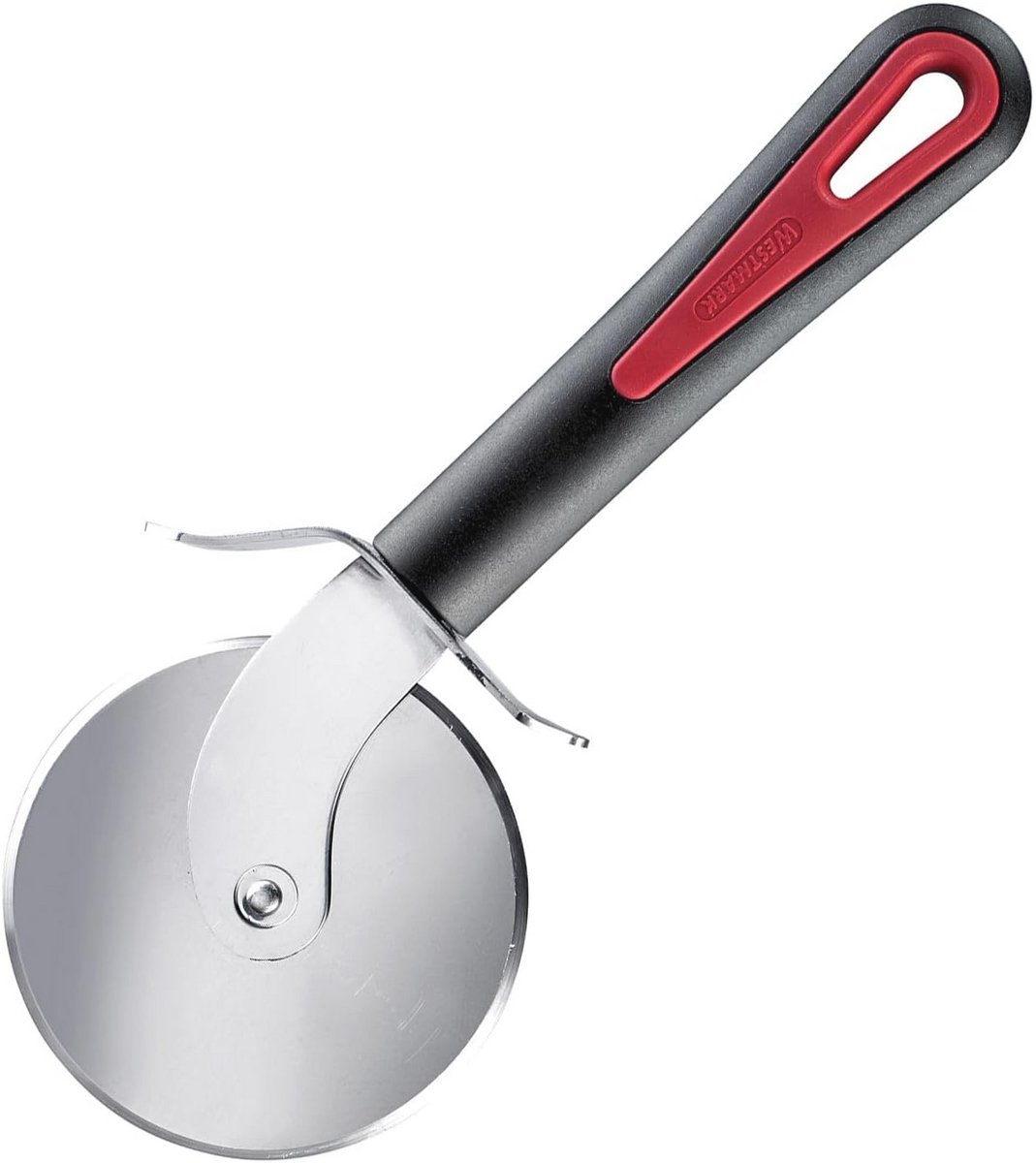 Pizzasnijder met Vingerbescherming, 20,5 cm, Roestvrij Staal, Comfortabel Handvat