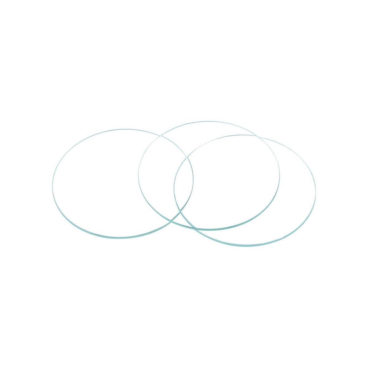 Kristallen Glazen Lens Set - Reparatie Onderdelen - Helder Glas - Geschikt voor Optische Lenzen - Transparant - 8 stuks - 25 mm Diameter - 1,5 mm Randdikte