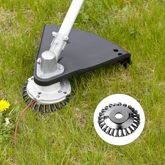 Weed Borstel voor Borstelsnijder - 200 x 25.4 mm - Professionele Draadborstel voor Borstelsnijder en Onkruidtrimmer - Verwijdert Effectief Onkruid en Mos van Merkloos	 — afbeelding 3