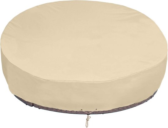 ERL Hoes voor terrasbank, hoekbankhoes, hoes voor terras, tuinmeubelen, waterdichte waterbestendige bankhoes (V-vorm 215 cm
