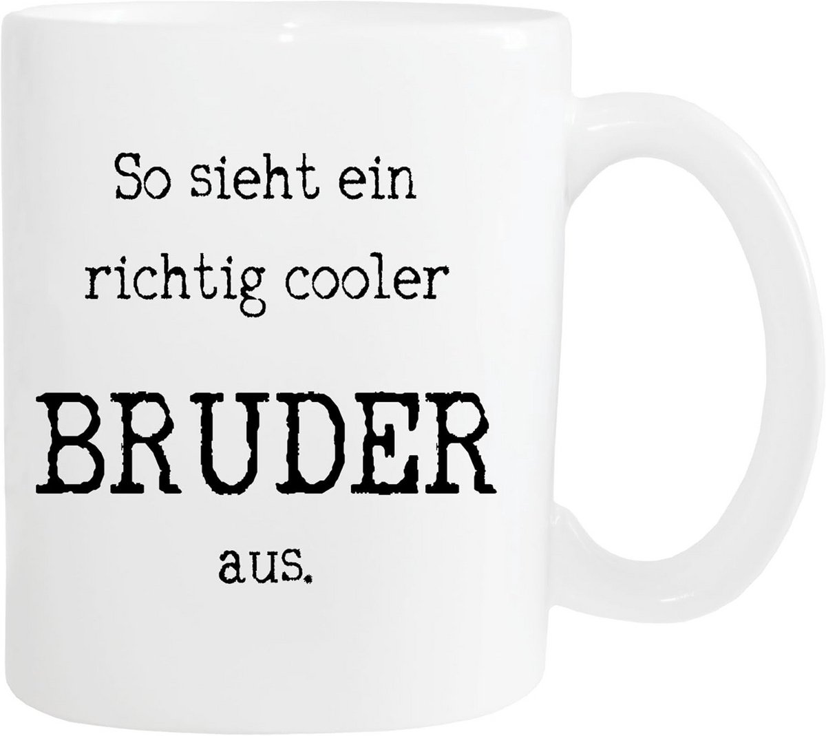 Koffiemok met Coole Broer Opdruk - Perfect Cadeau voor Broers