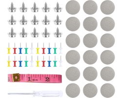 90x Hemelbekleding Reparatie Set Schroeven - Universele Klinknagels voor Auto Dak Interieur