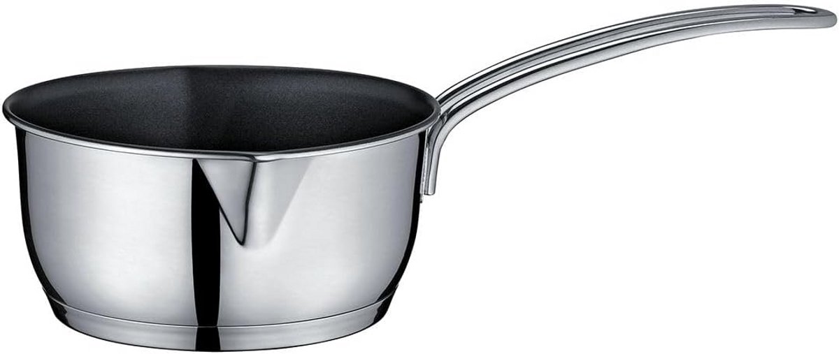 Kleine Steelpan 14 cm met Antiaanbaklaag - Geschikt voor Inductie