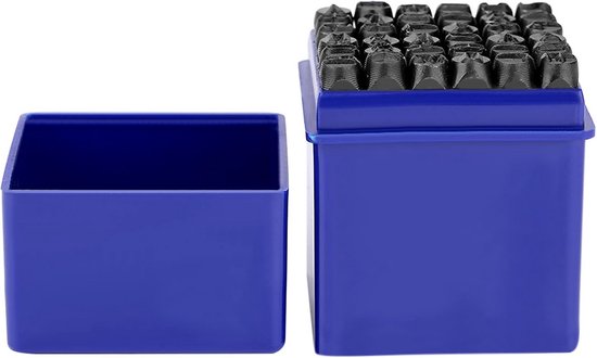 Leathercraft stempelset voor leer, 26 stuks letters, voor riem, tas en schoenmarkering