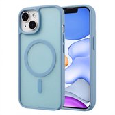imoshion Hoesje - Geschikt voor iPhone 15 - Color Guard Backcover geschikt voor MagSafe - Lichtblauw