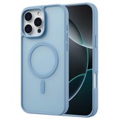imoshion Hoesje - Geschikt voor iPhone 16 Pro - Color Guard Backcover geschikt voor MagSafe - Lichtblauw
