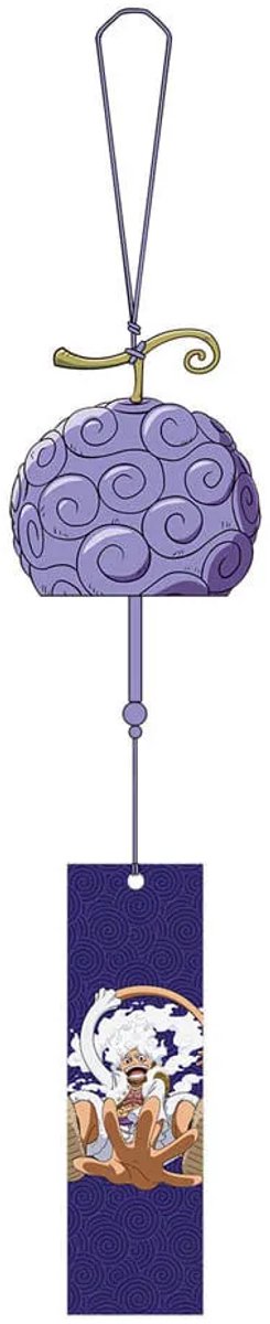 Sakami Merchandise One Piece Wind-Bell Furin Gum Gum Fruit & Luffy Decoration
