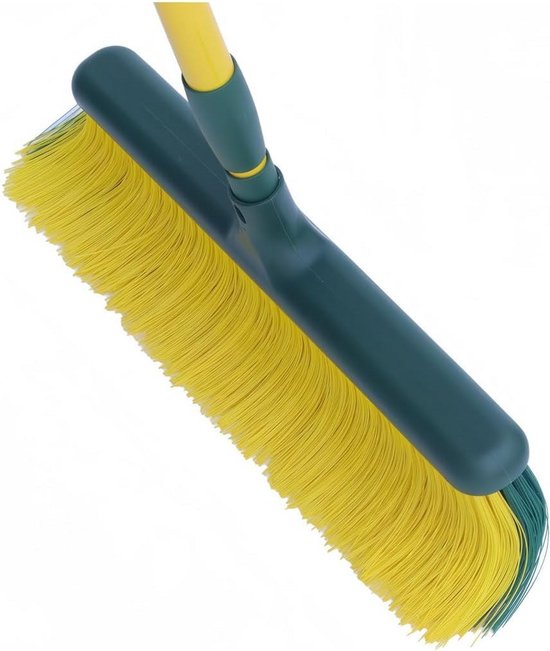 Krabbezem Telescoopsteel 35cm - Robuuste Straatbezem voor Tuin en Terras van Merkloos	 — afbeelding 4
