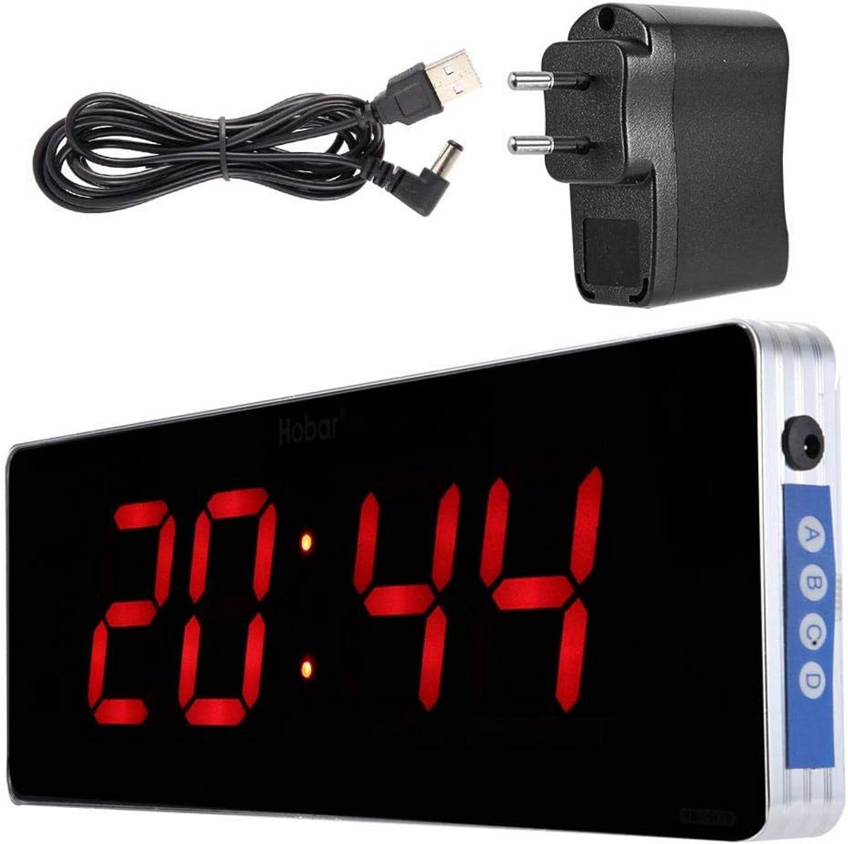 Digitale LED Kalenderklok met Temperatuurweergave voor Wandmontage