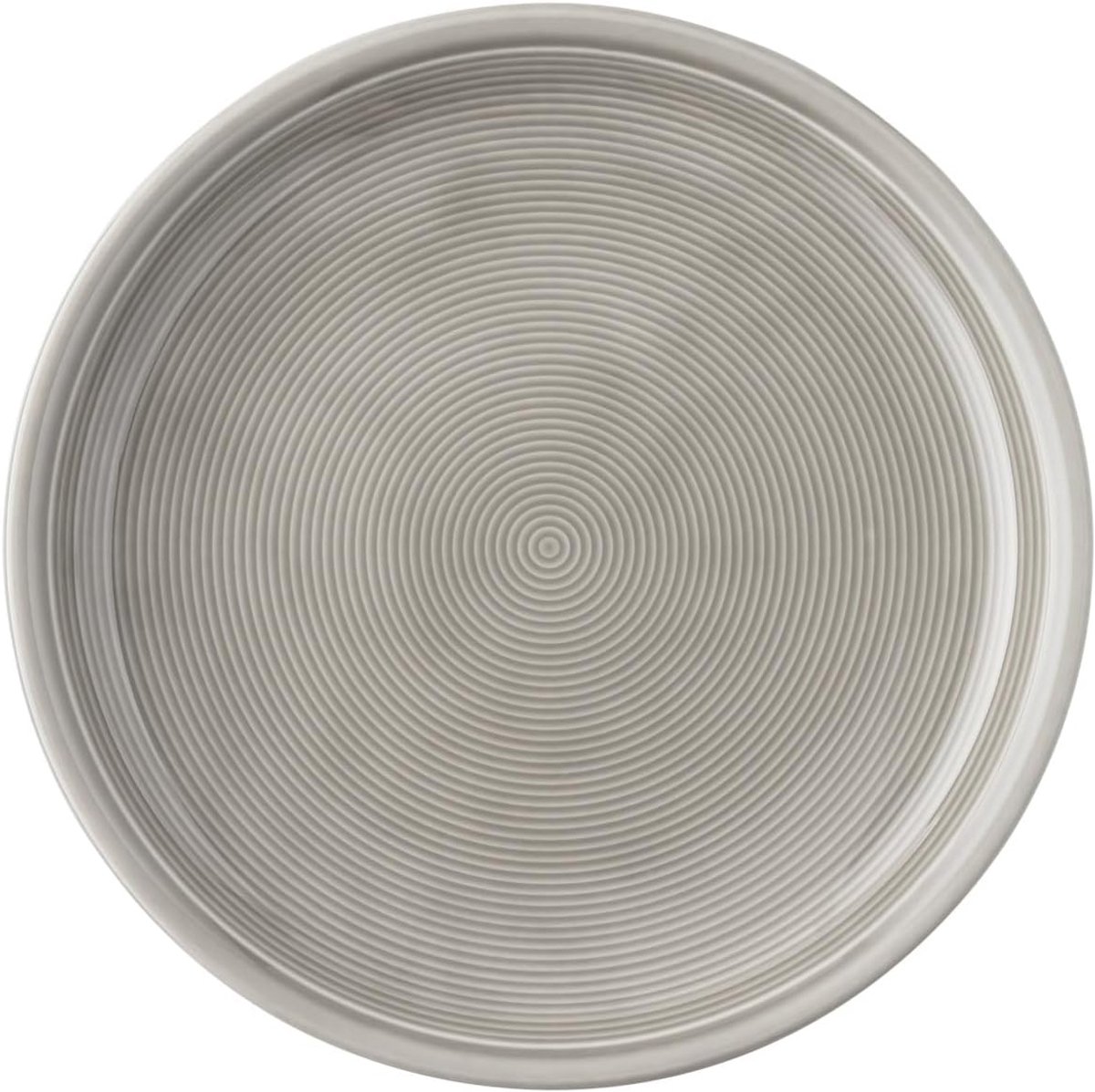 Ontbijtbord Rond 22 cm - Moon Grey - Met Subtiele Groefstructuur