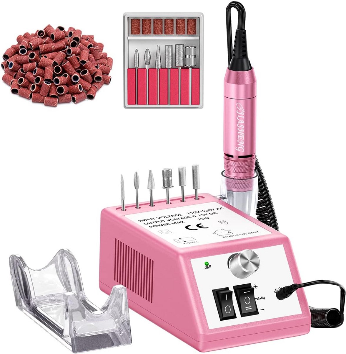 Professionele Draagbare Nagelboormachine voor Manicure en Pedicure tot 30000 RPM