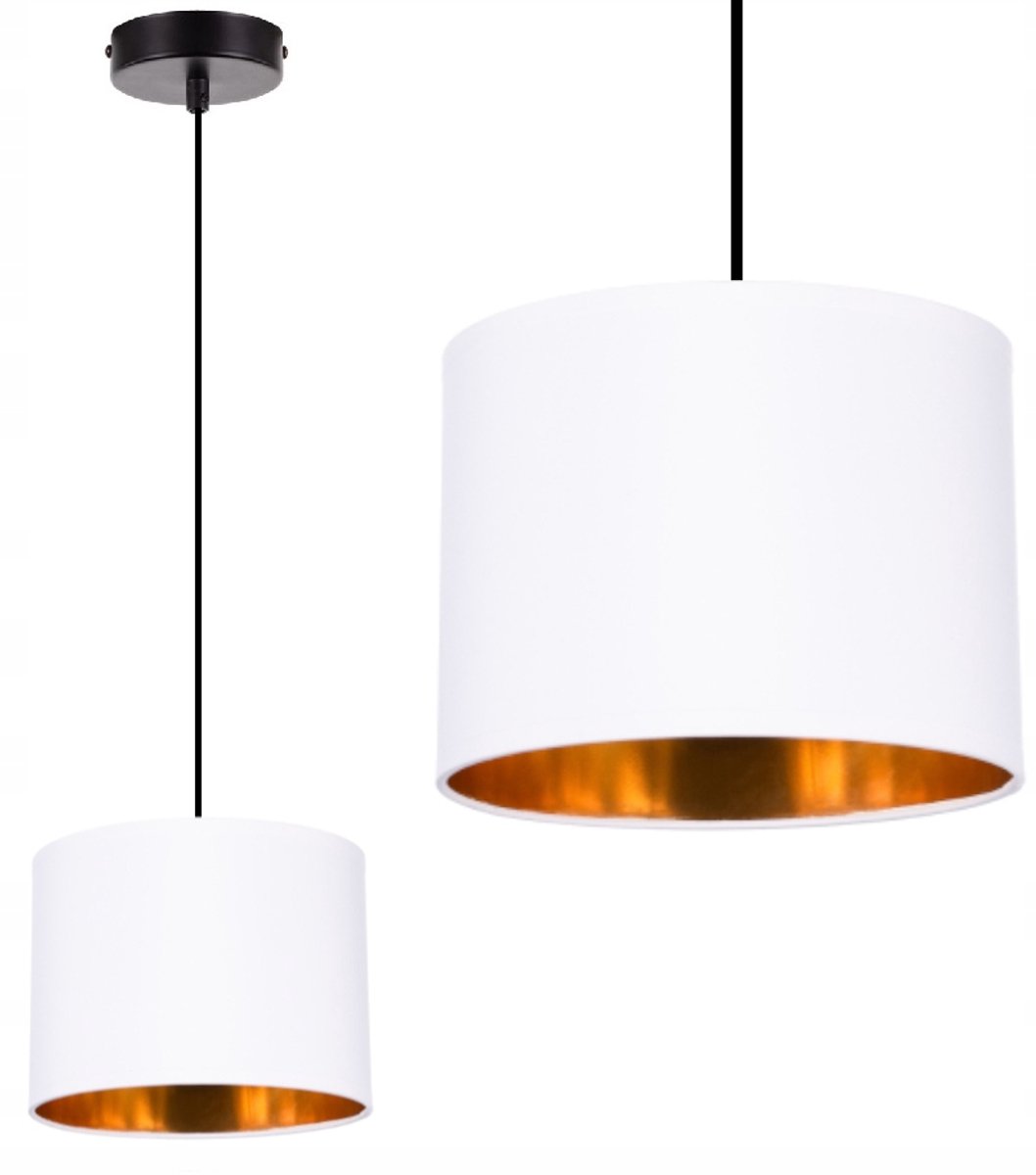 Moderne Plafondlamp met Stoffen Kap - 4 Kleuren, Verstelbaar