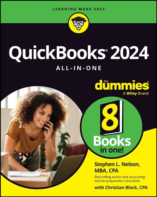 QuickBooks 2024 All-in-One For Dummies - cover