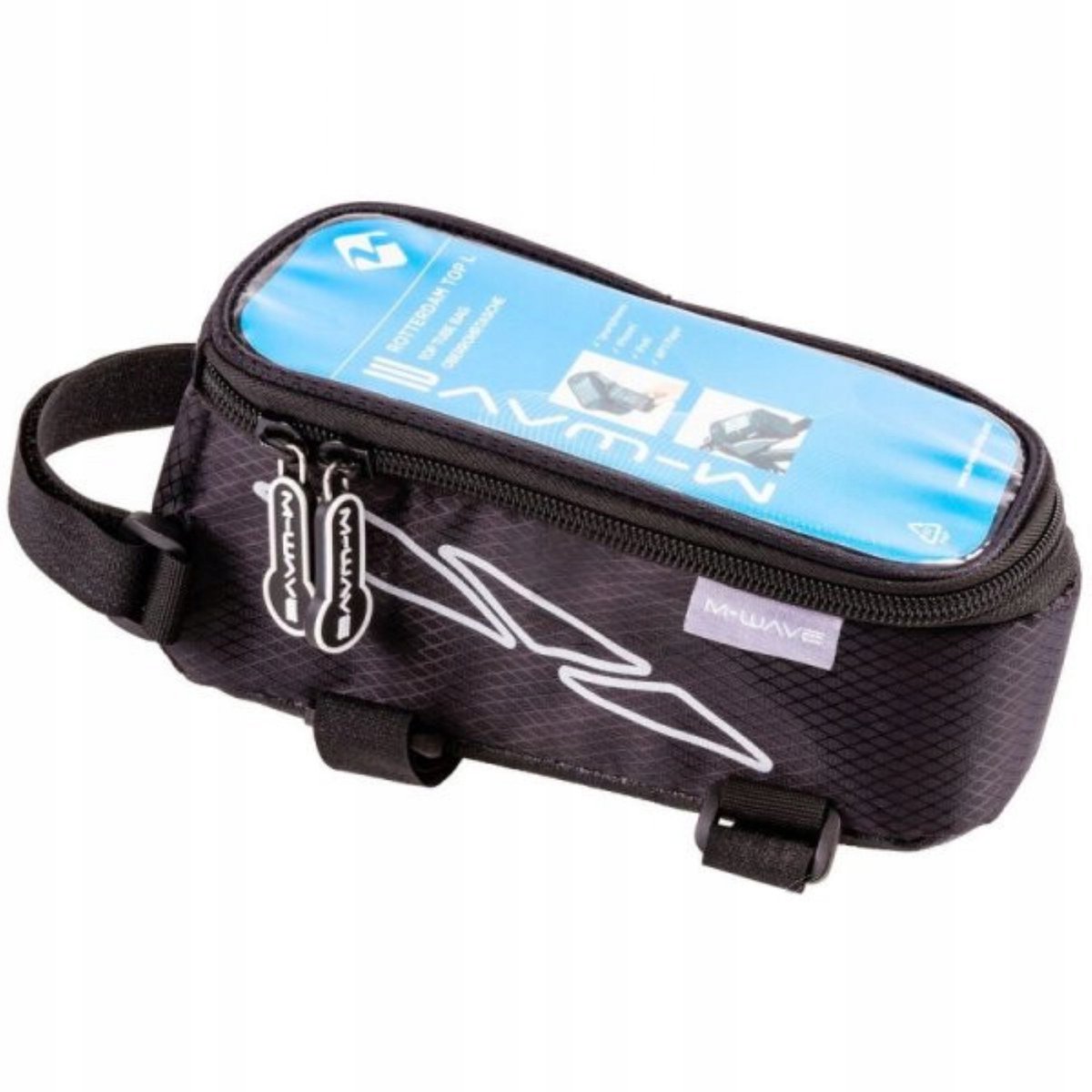 Waterdichte Fietstas Frame Telefoonhouder - 1L