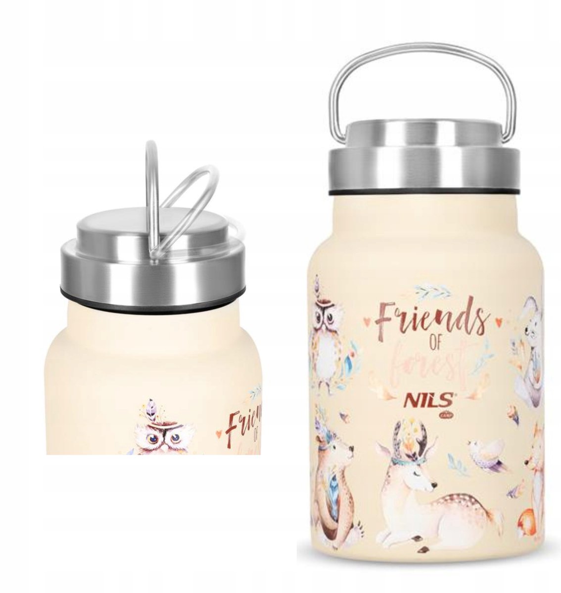 Nils Camp RVS Drinkfles 520ml - Lekvrij & Isolado