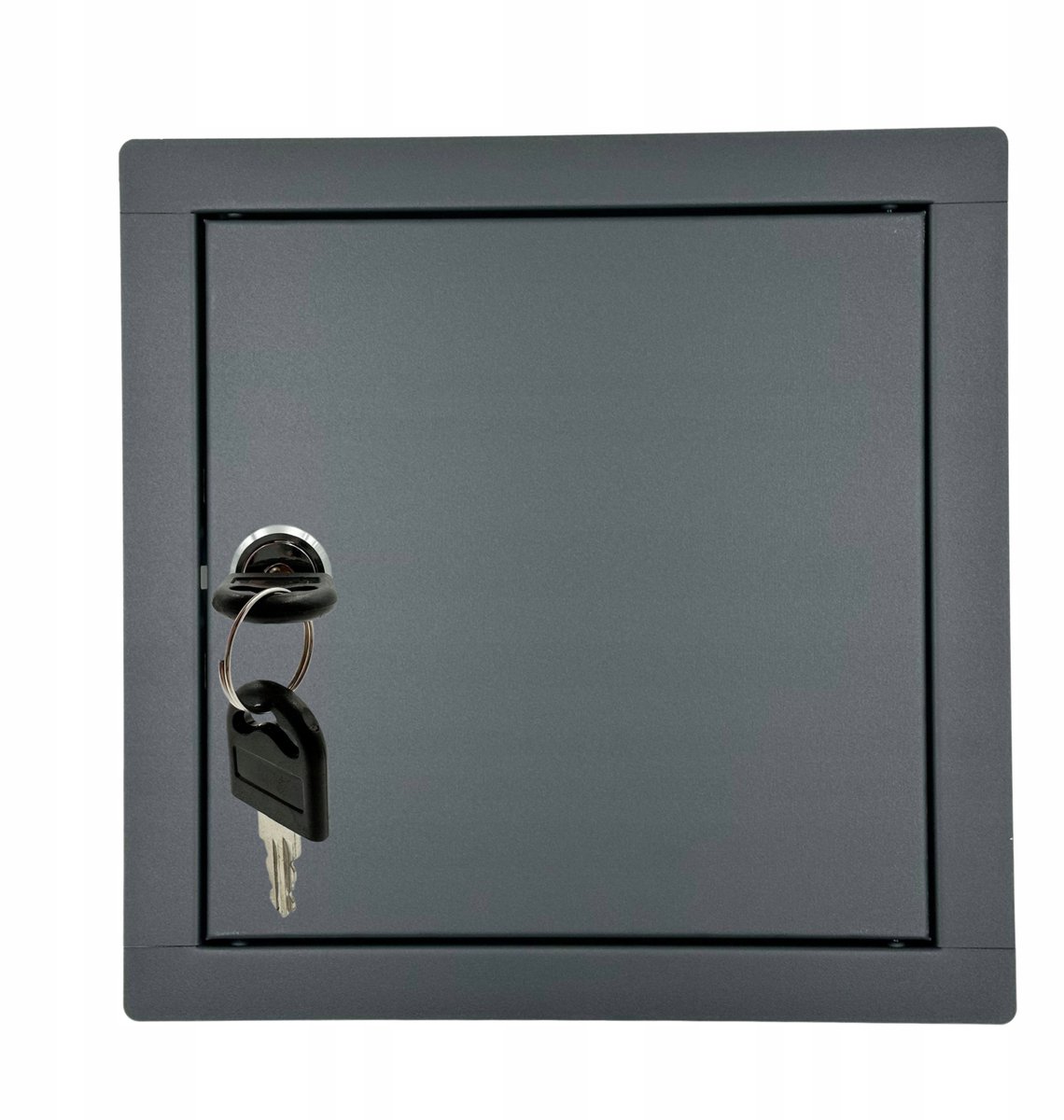 Toegangsdeur 60x60cm Metaal Grafit Antraciet Met Sleutel