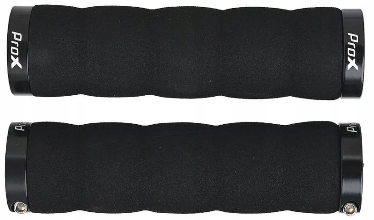 PROX GP-11 Fietshandvatten Zwart 130mm Schuim Dubbel Aluminium