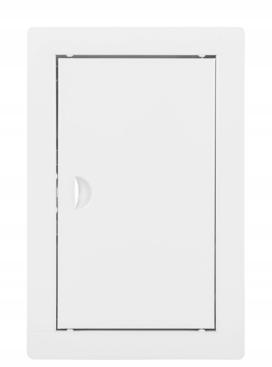 Merkloos Wit Metalen Inspectieluik 15x25 cm - Makkelijke Bevestiging