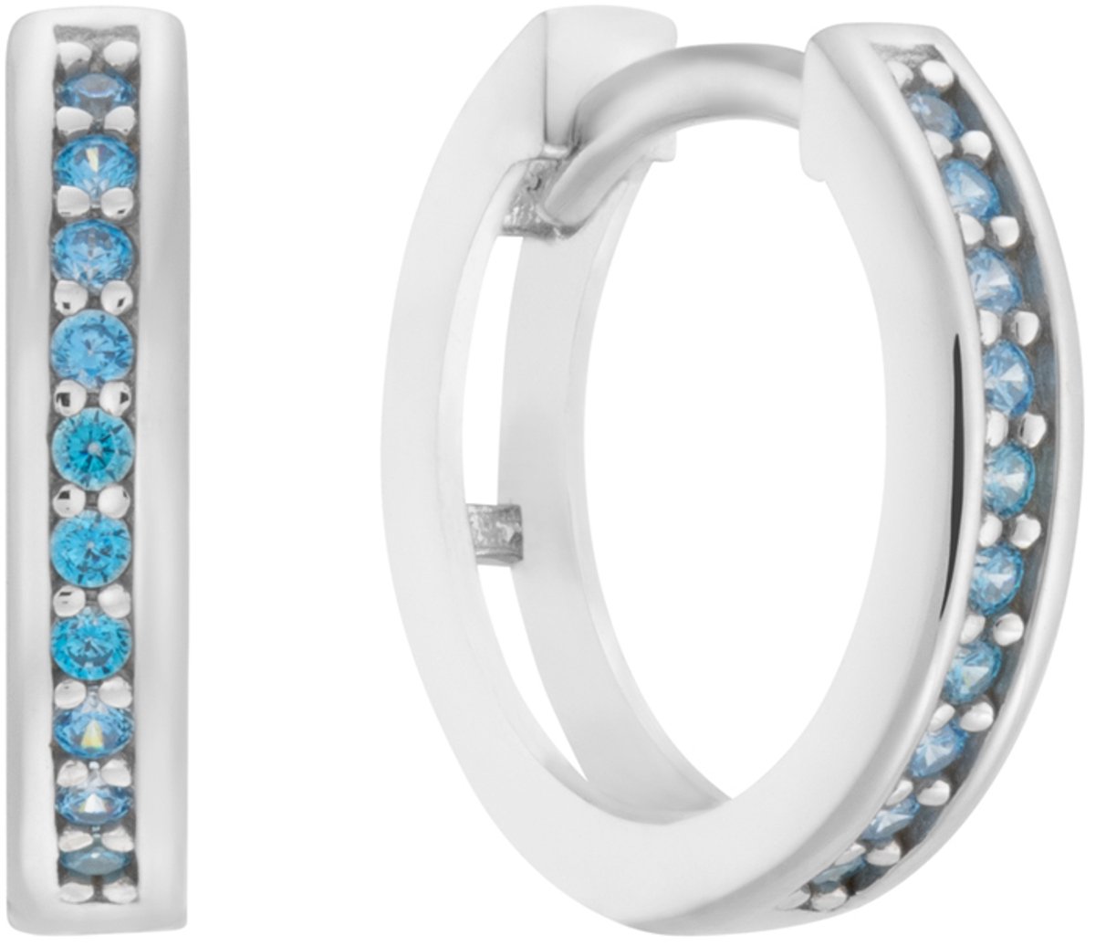 Glow 107.3108.00 Kinder Oorbellen - Oorringen - Sieraad - Voor Kinderen - Zilver - 925 Zilver - 12 mm lang