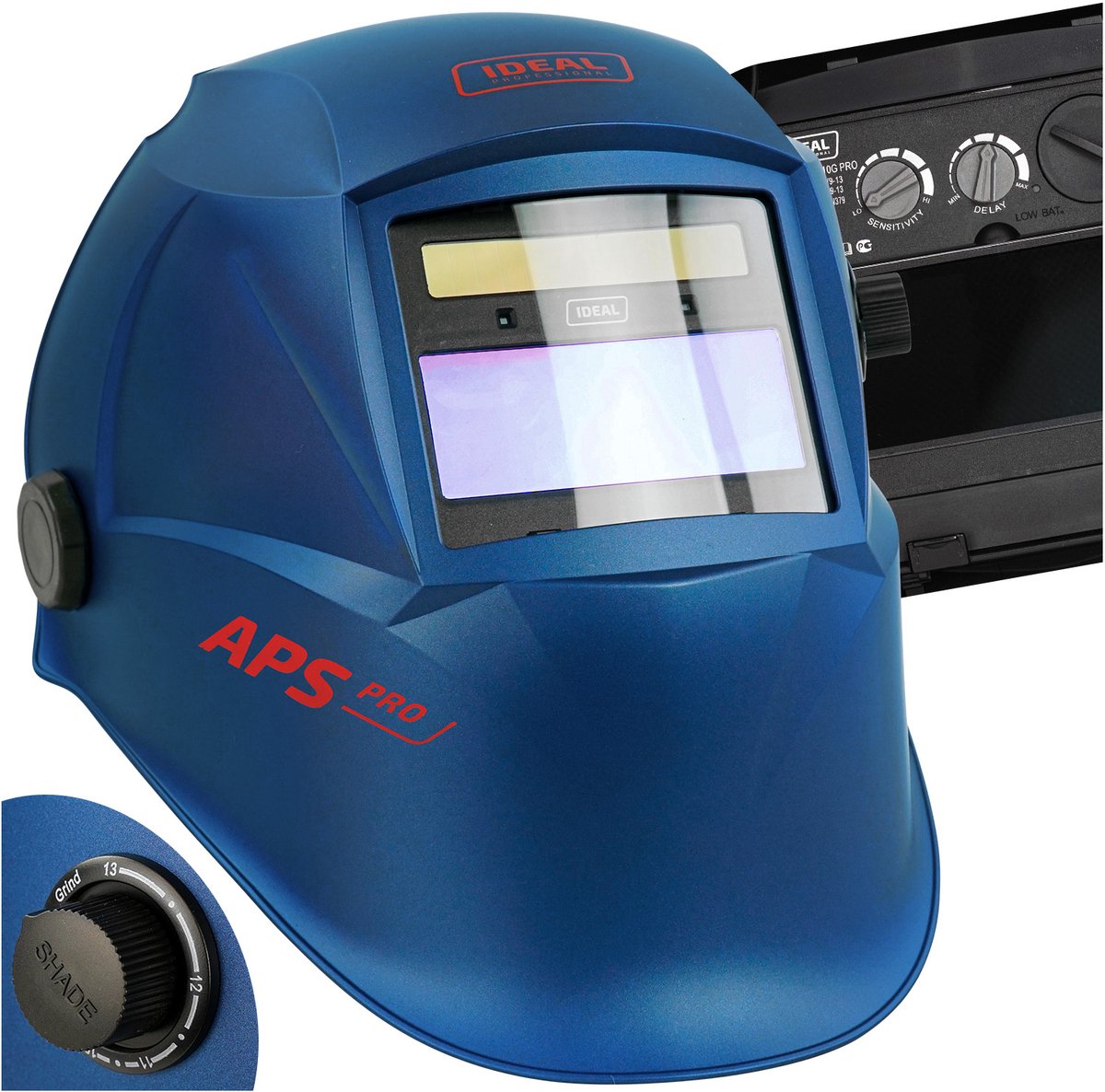 Automatisch lashelm met variabel donkerglas, DIN 4/9-13, voor MIG, TIG, MMA