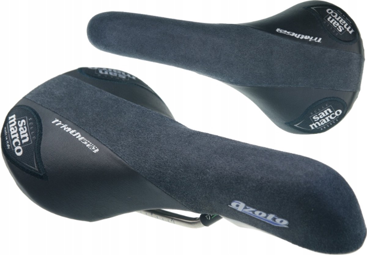 Selle San Marco Azoto Triathgel Zadel - Zwart
