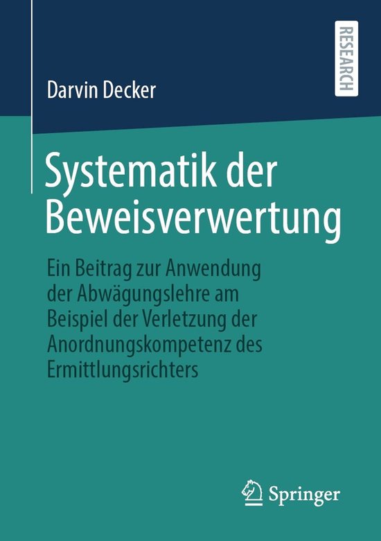 Social Science and Law (German Language) - Systematik der Be ... - cover