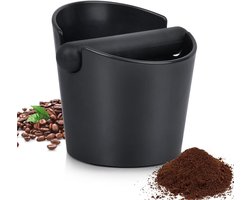 Barista Koffiedikcontainer - Uitklopbak Koffie - Espresso-accessoires - Koffiedikcontainer - Koffiediklade - Accessoires voor koffiemachines - Koffiedikcontainer - ABS - Zwart