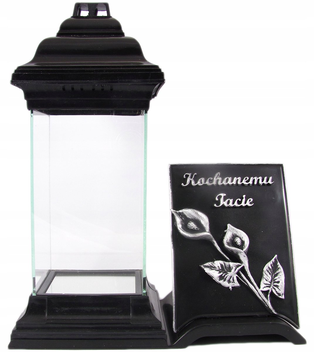 Kaarsschrijn 'To Dear Dad' - Decoratie van massief glas