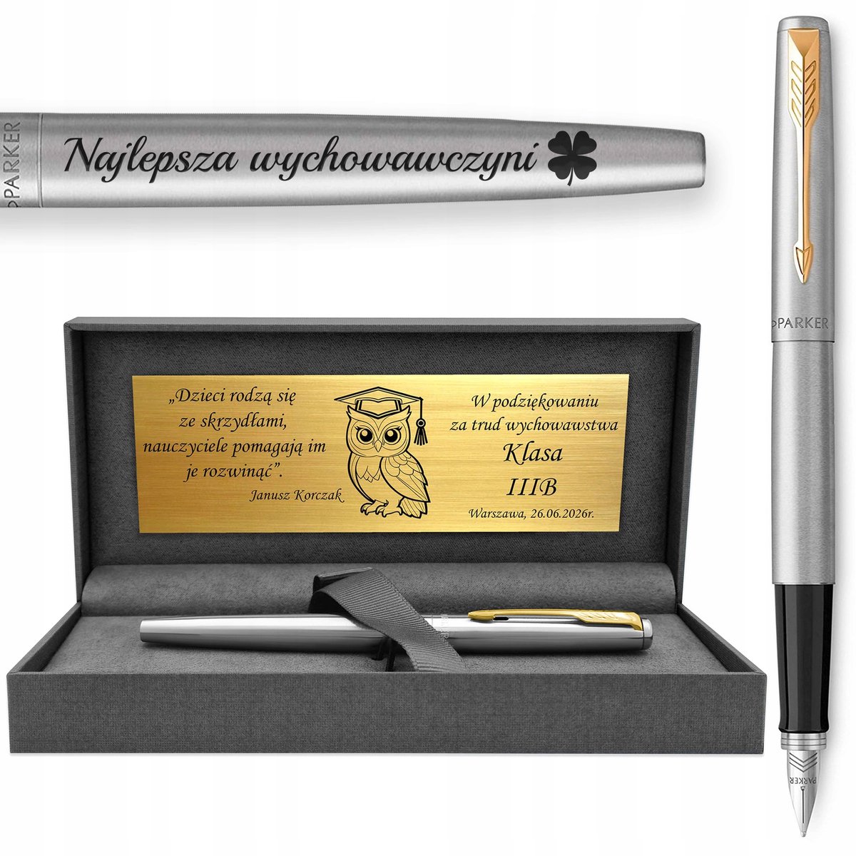 Parker Jotter GT Vulpen Verguld met Gravure - Luxe Cadeau