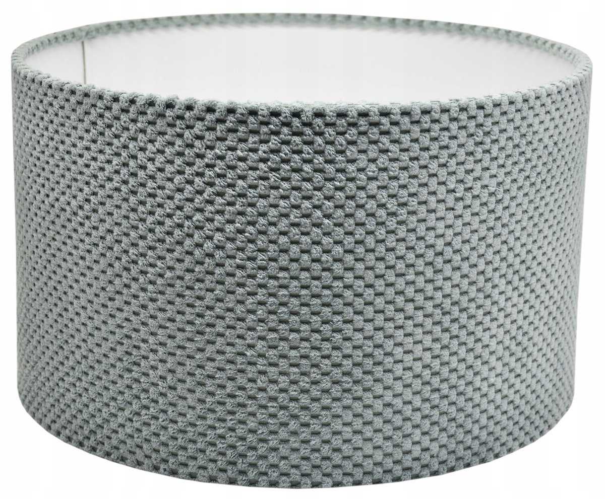 Sfeervolle saliegroene lampenkap 30cm E27/E14 met E14 reductie