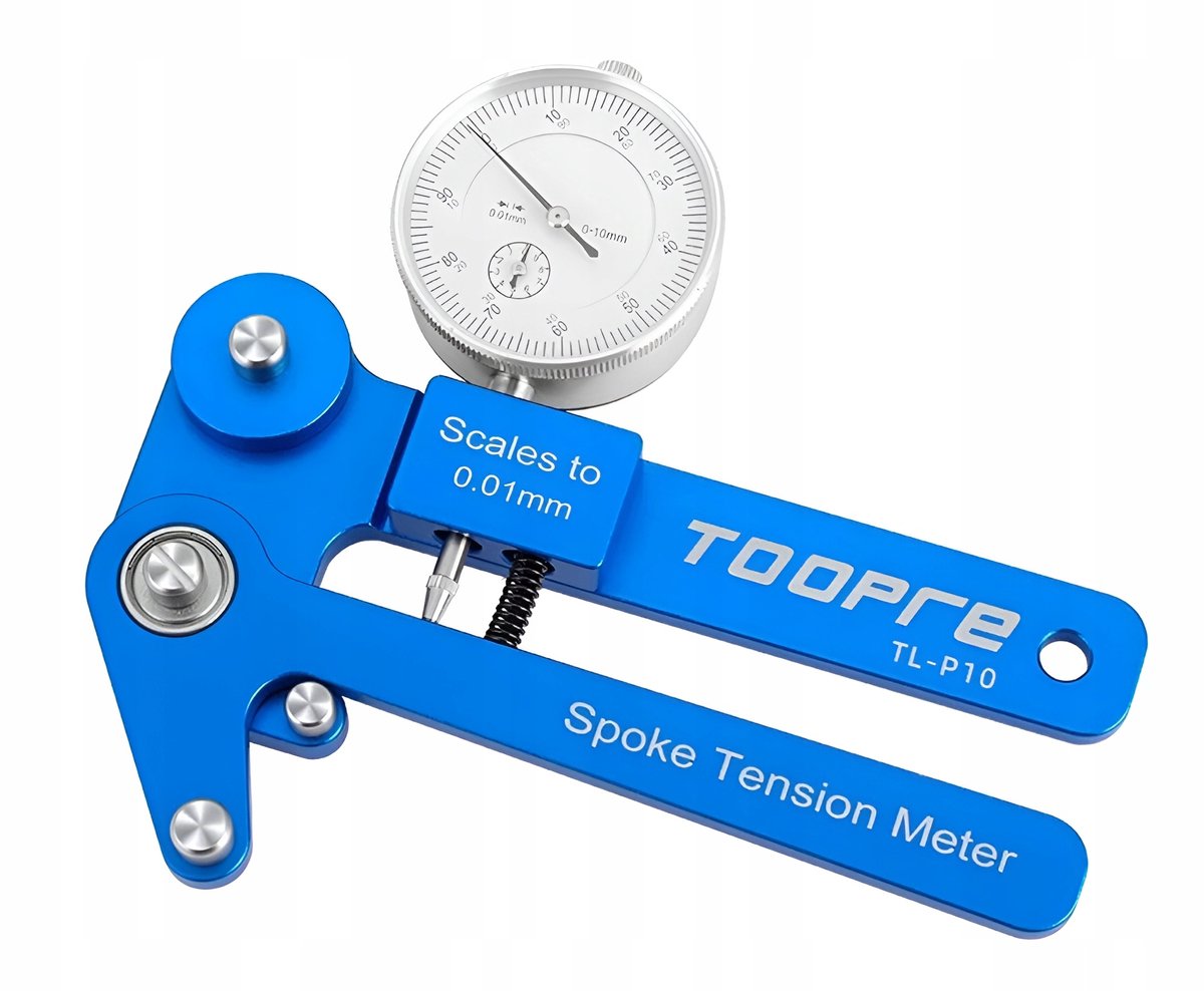 Toopre TL-P10 Spaakspanningmeter met Klok - Precisie Fietsgereedschap
