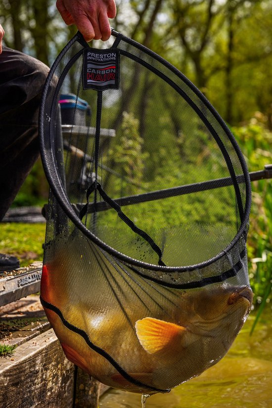 Preston Carbon Haarmatchnet 40cm - Lichtgewicht Vissersnet van Merkloos — afbeelding 5