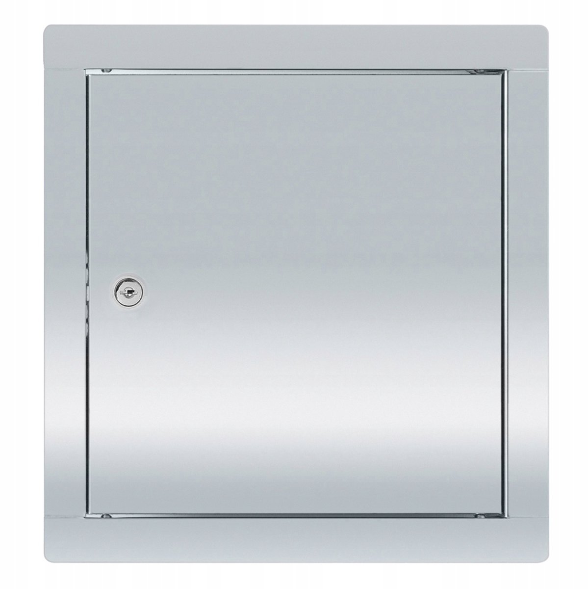 Inspectieluik RVS 25x25 cm met gleuf