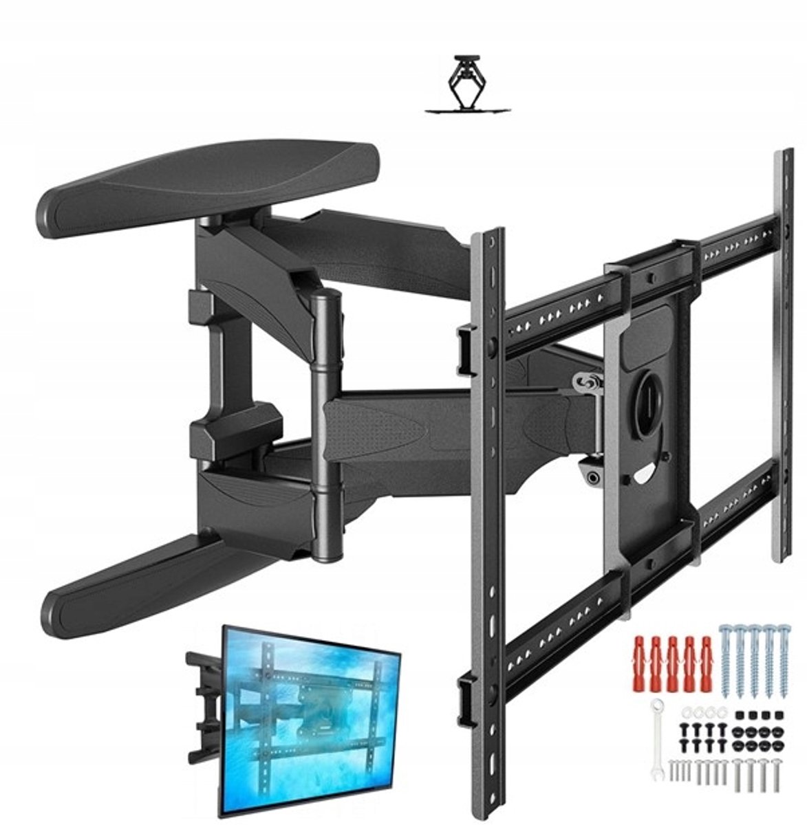 Draaibare TV-muurbeugel voor LG 55NANO86 Nanocell - 45kg
