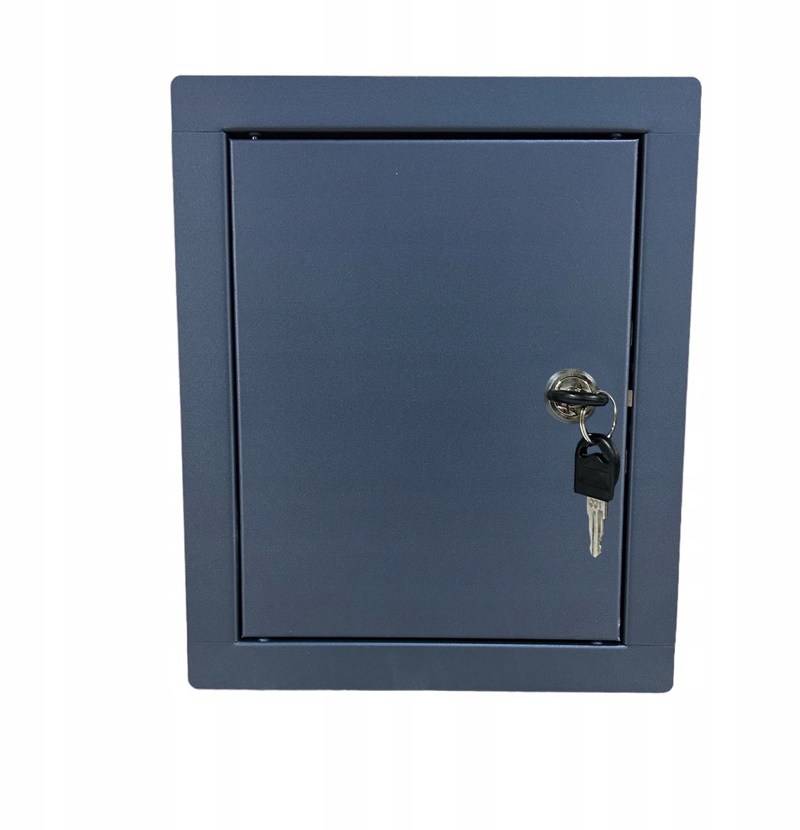 Antraciet Metalen Toegangsdeur met Sleutel 20x25 cm