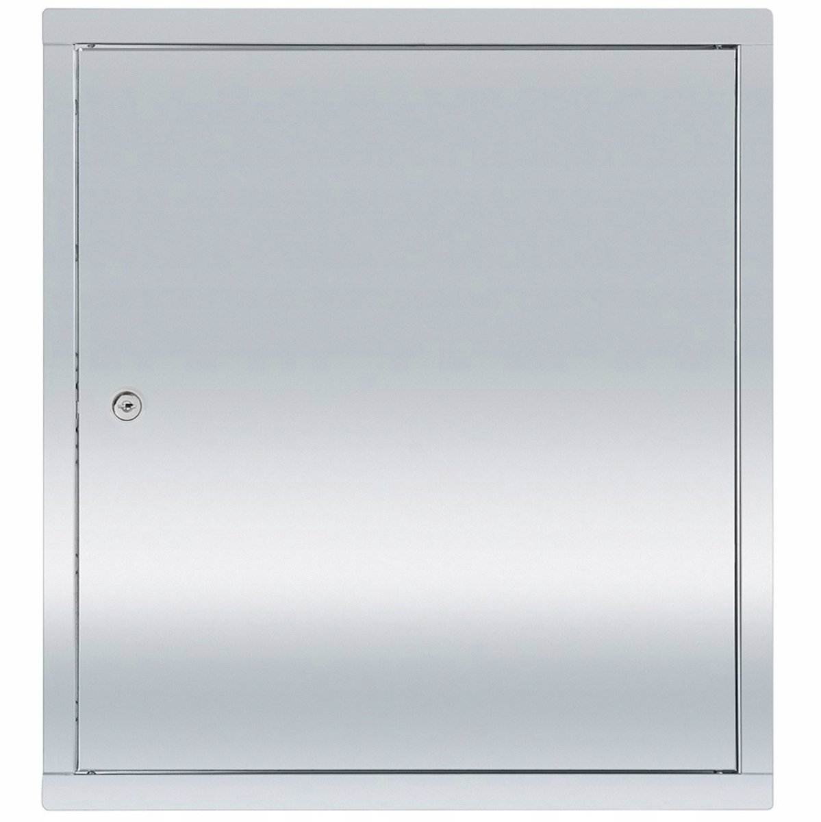 Inspectieluik RVS 50x50 met gleuf