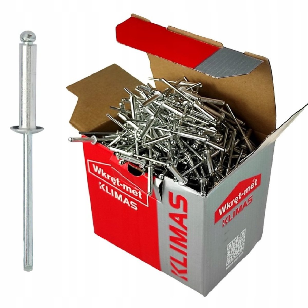 Nieten Staal-Aluminium 4,0x22 mm - 500 st